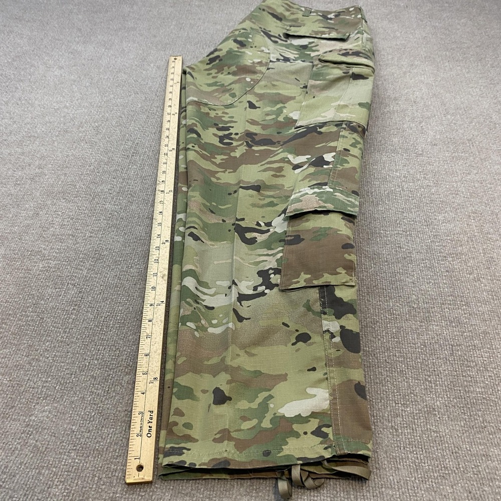 US Army Pants Mens XL Regular MultiCam Camo Ripstop Combat Cargo Trousers ACU - Picture 10 of 13